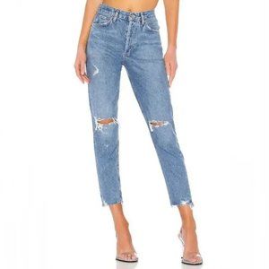 Agolde Jamie High Rise Jeans (Light Wash)